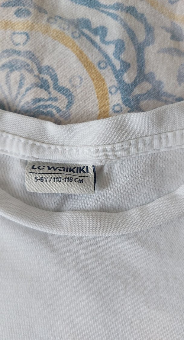 Beyaz Çocuk İçlik Tişörtü - Görsel 2