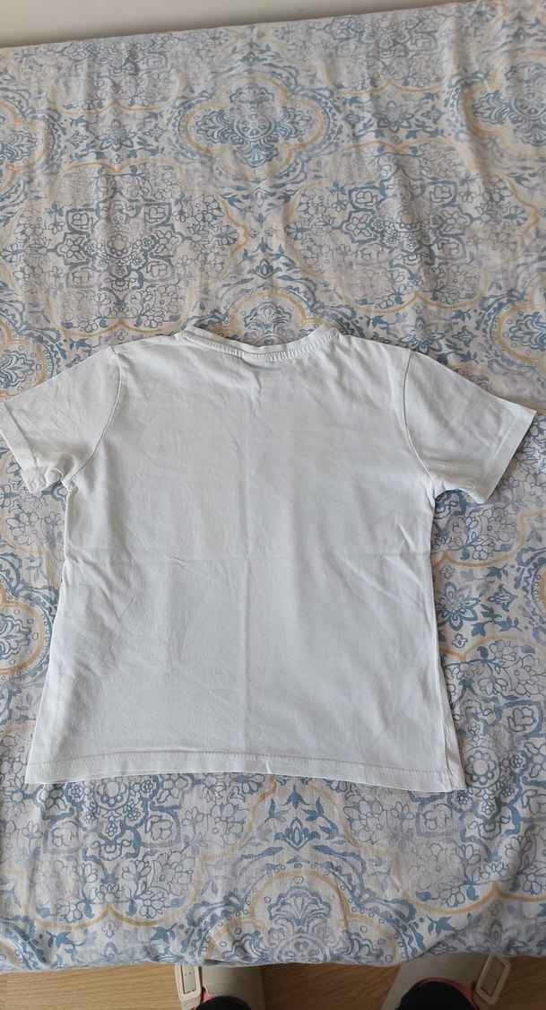 Beyaz Çocuk İçlik Tişörtü - Görsel 3