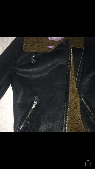 xs Beden siyah Renk Zara biker ceket