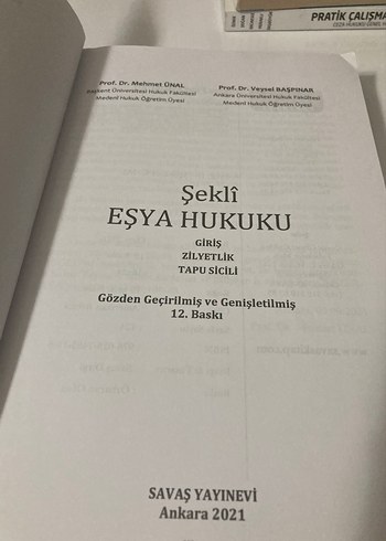 Şekli Eşya Hukuku - Mehmet Ünal