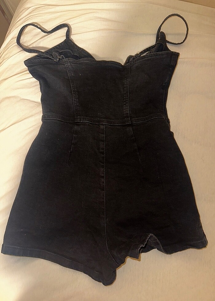 Bershka jean şort tulum - Görsel 3