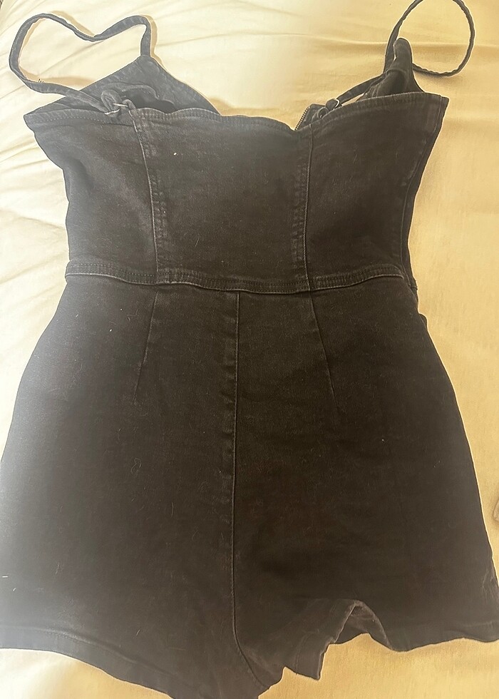 Bershka jean şort tulum - Görsel 4