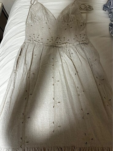 Zara fisto midi elbise - Görsel 7