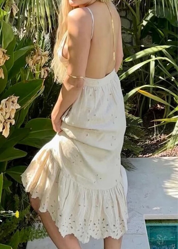 Zara fisto midi elbise - Görsel 2