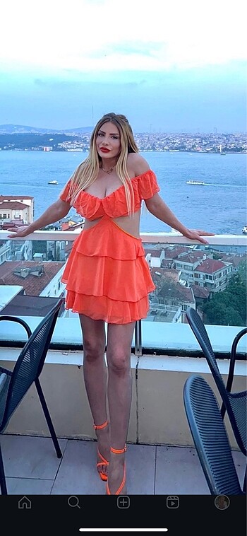 s Beden Holly Holly şifon elbise