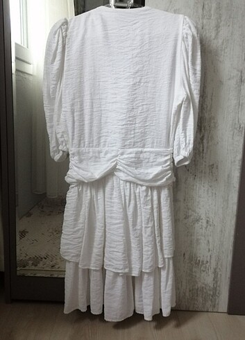 s Beden beyaz Renk beyaz elbise