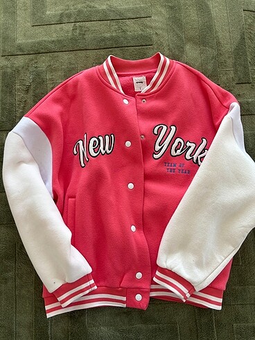 Zara PEMBE BOMBER CEKET
