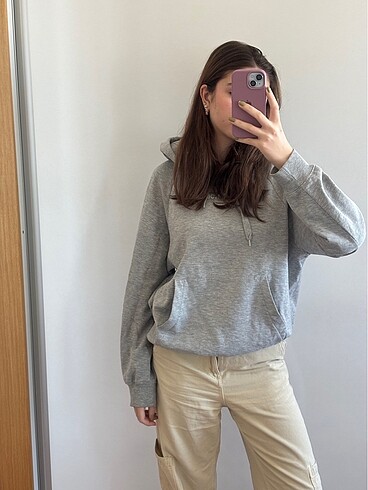 Zara ZARA GRİ SWEATSHİRT