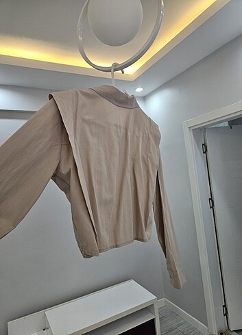 Kadın crop gömlek - Görsel 3