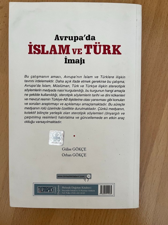 Avrupa'da İslam ve Türk İmajı Kitabı - Görsel 2
