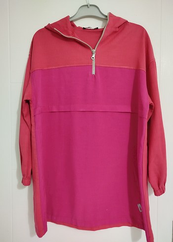 LC Waikiki Renkli Kadın Sweatshirt, Fermuarlı, Uzun Kollu