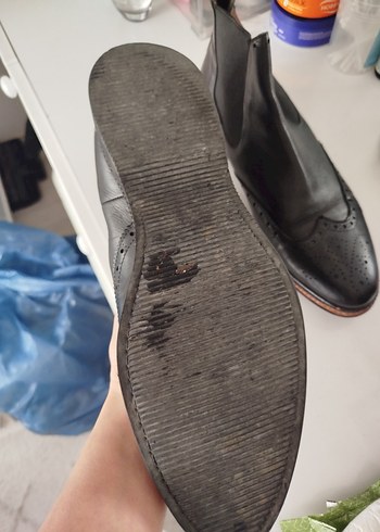 Siyah Erkek Klasik Bot - Görsel 3