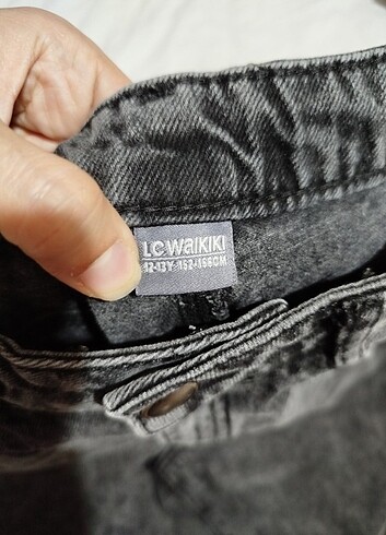 LC Waikiki Siyah mom pantolon