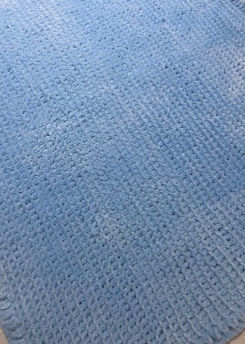 Mavi Örgü Çocuk Battaniyesi - Görsel 2