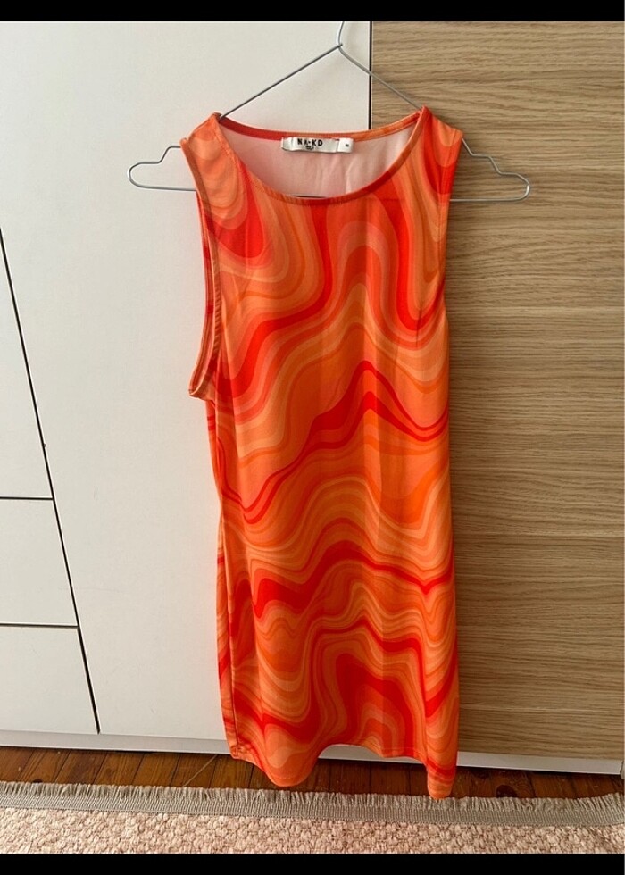 Turuncu elbise - Görsel 2