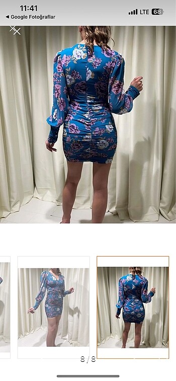 Çiçekli elbise - Görsel 6