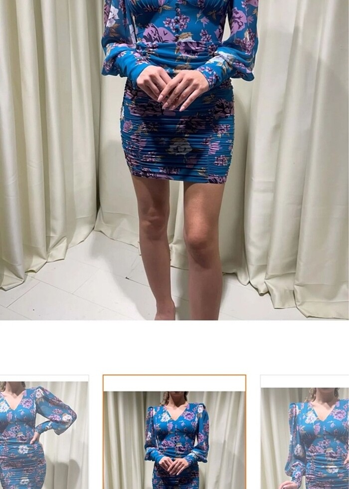 Çiçekli elbise - Görsel 4