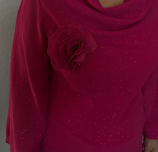 Pembe bluz pantolon - Görsel 7