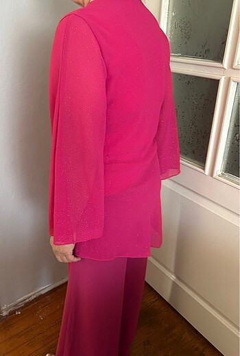 Pembe bluz pantolon - Görsel 6