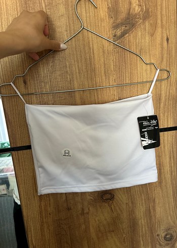 Beyaz Mini Bralet - Görsel 8