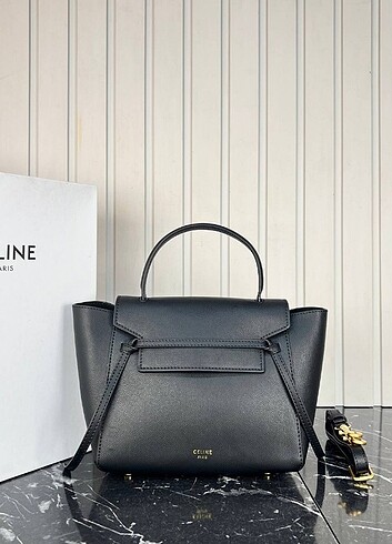 CELİNE GRAİNED MEDİUM BAG 24CM (HAKİKİ DERİ)