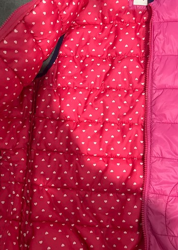 Kız Çocuk/Kadın Pembe Kapüşonlu Fermuarlı Yelek - Görsel 2