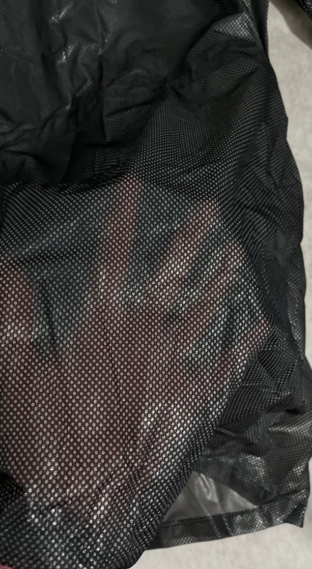 Siyah Uzun Kadın yağmurluk - Görsel 5