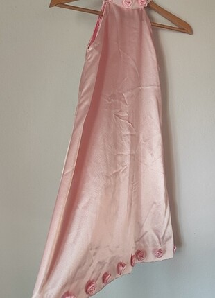 Sizinkiler 9 yaş pembe kız çocuk elbisesi