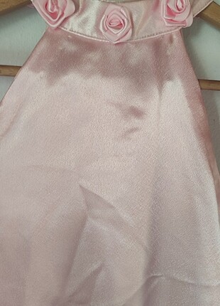9 Yaş Beden pembe Renk 9 yaş pembe kız çocuk elbisesi