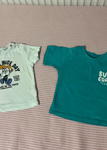Turkuaz Erkek Çocuk Baskılı Tişört - Görsel 4