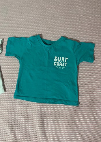 Turkuaz Erkek Çocuk Baskılı Tişört - Görsel 2