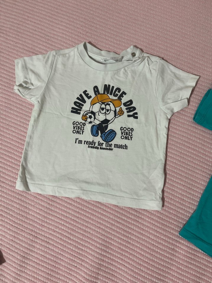 Turkuaz Erkek Çocuk Baskılı Tişört - Görsel 3