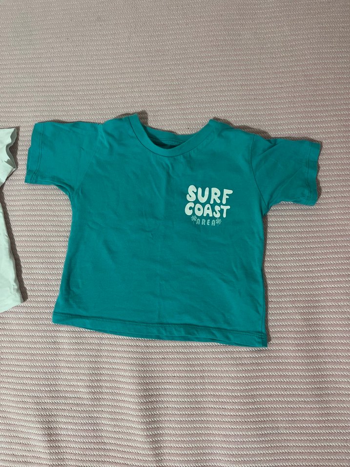 Turkuaz Erkek Çocuk Baskılı Tişört - Görsel 2