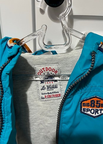 Mavi Fermuarlı Erkek Çocuk Mont - Görsel 6