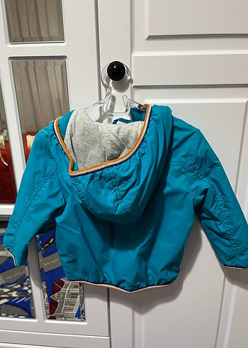 Mavi Fermuarlı Erkek Çocuk Mont - Görsel 7