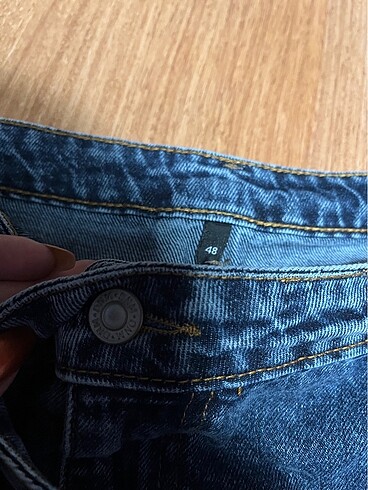 48 Beden lacivert Renk Geniş kesim kot pantolon