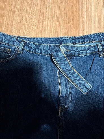 48 Beden Geniş kesim kot pantolon