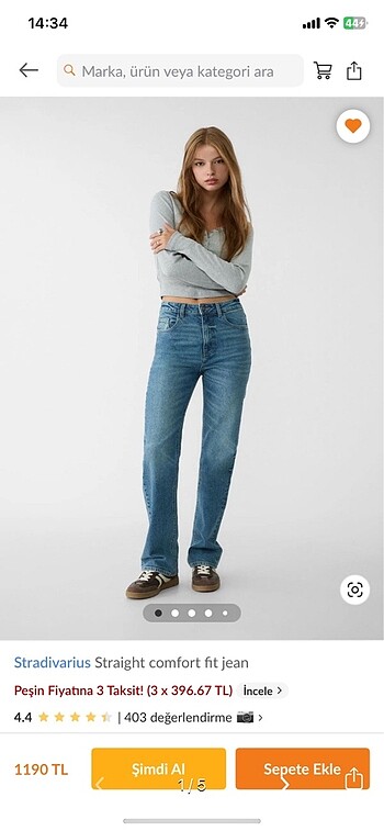 Stradivarius jean