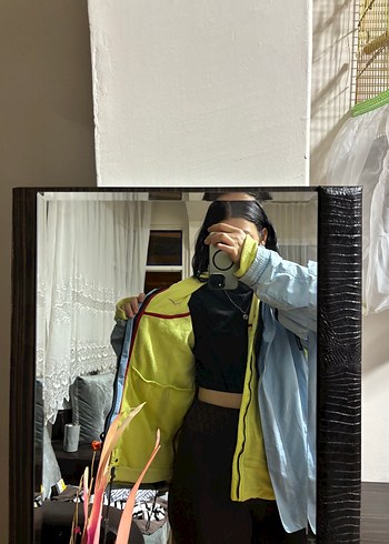xxl Beden Vintage cift fermuarlı polarlı mont