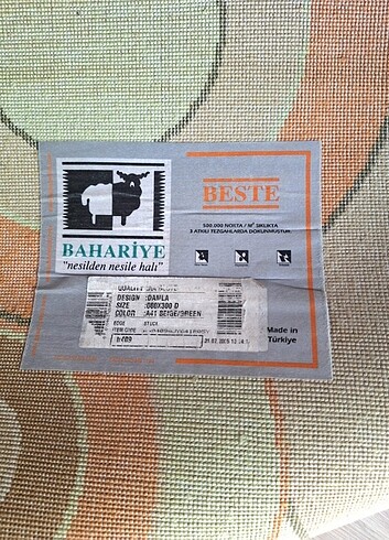 Merinos #Bahariye Beste. dairesel desenli yolluk