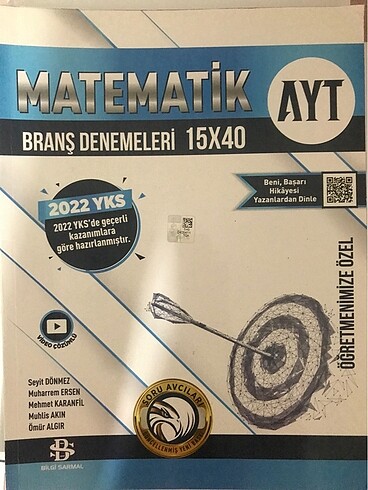 Bilgi sarmal ayt matematik deneme