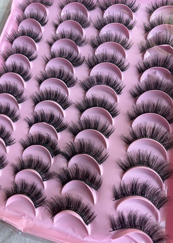 Pembe Kutuda Takma Kirpik Seti - Görsel 2