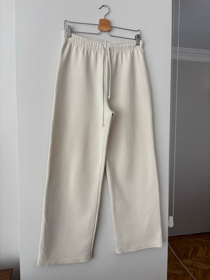 Krem Rahat Kesim Kadın Pantolon - Görsel 2