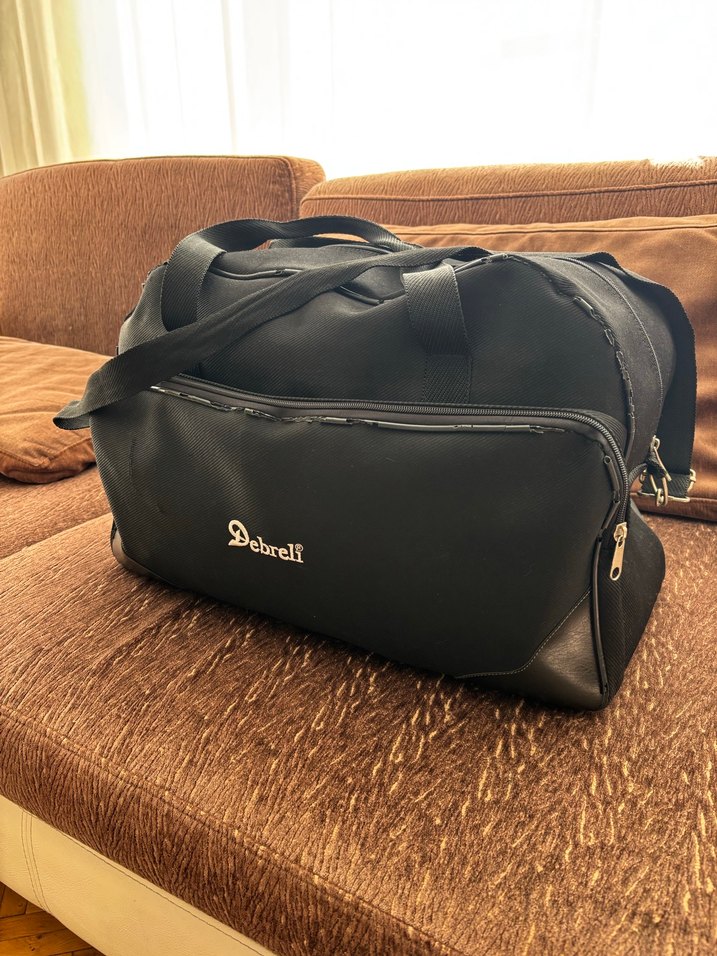 Debreli Siyah Seyahat Çantası - Görsel 2
