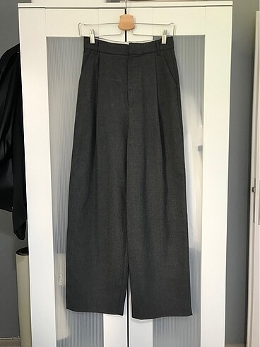 Zara antrasit kumaş pantolon