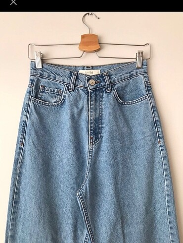 s Beden mavi Renk Touche wide leg jean