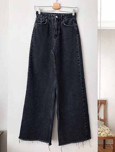 s Beden siyah Renk Stradivarius super wide leg jean