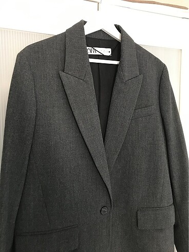 m Beden Zara antrasit blazer