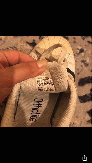 36,5 Beden beyaz Renk Adidas süperstar