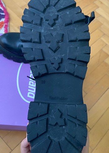 39 Beden Siyah Bağcıklı Goth Tarzı Kadın Bot